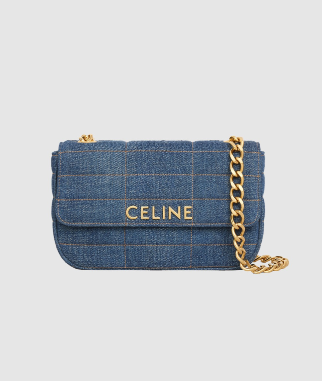 셀린느 모노크롬 마틀라세 체인 숄더백