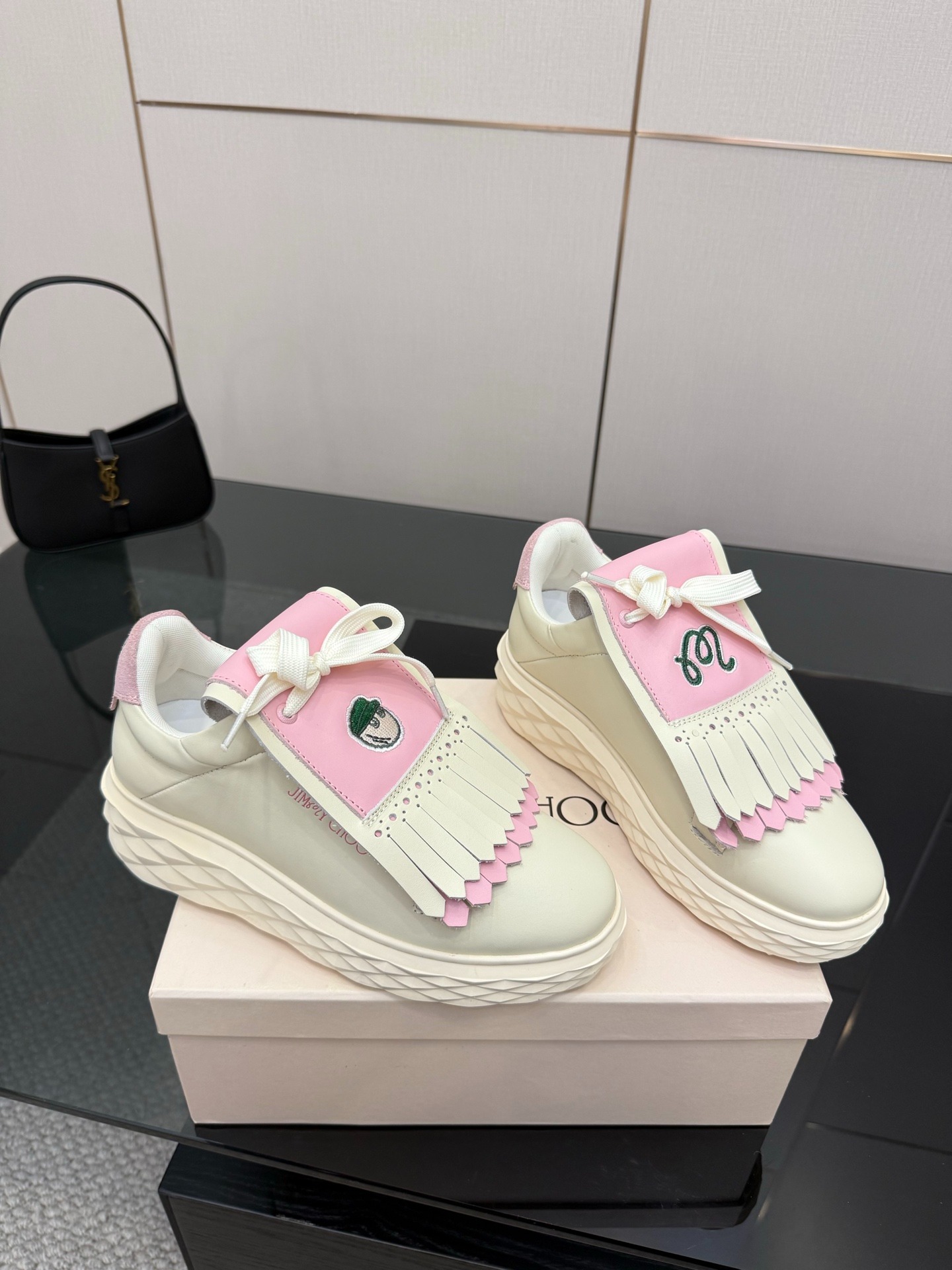 지미추 캐주얼 화이트 슈즈