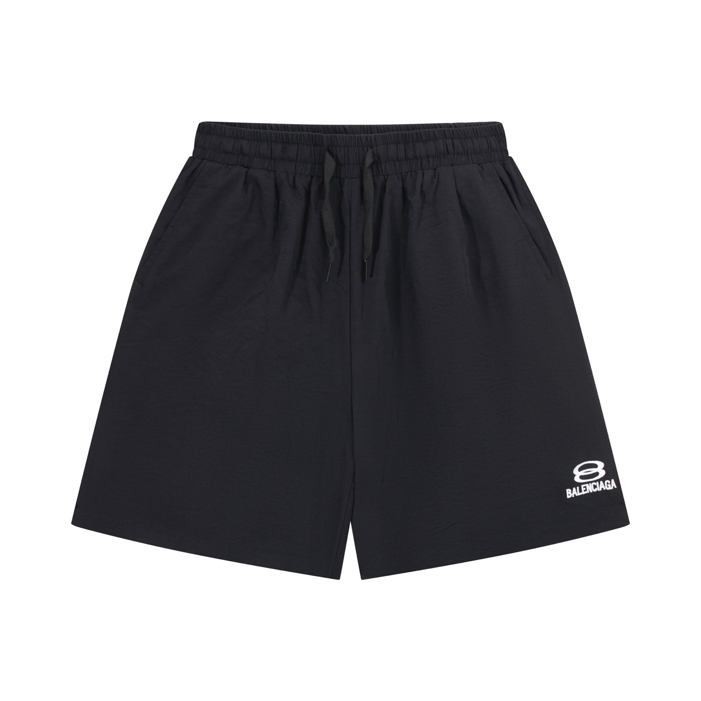 발렌시아가 클래식 로고자수 비치 반바지