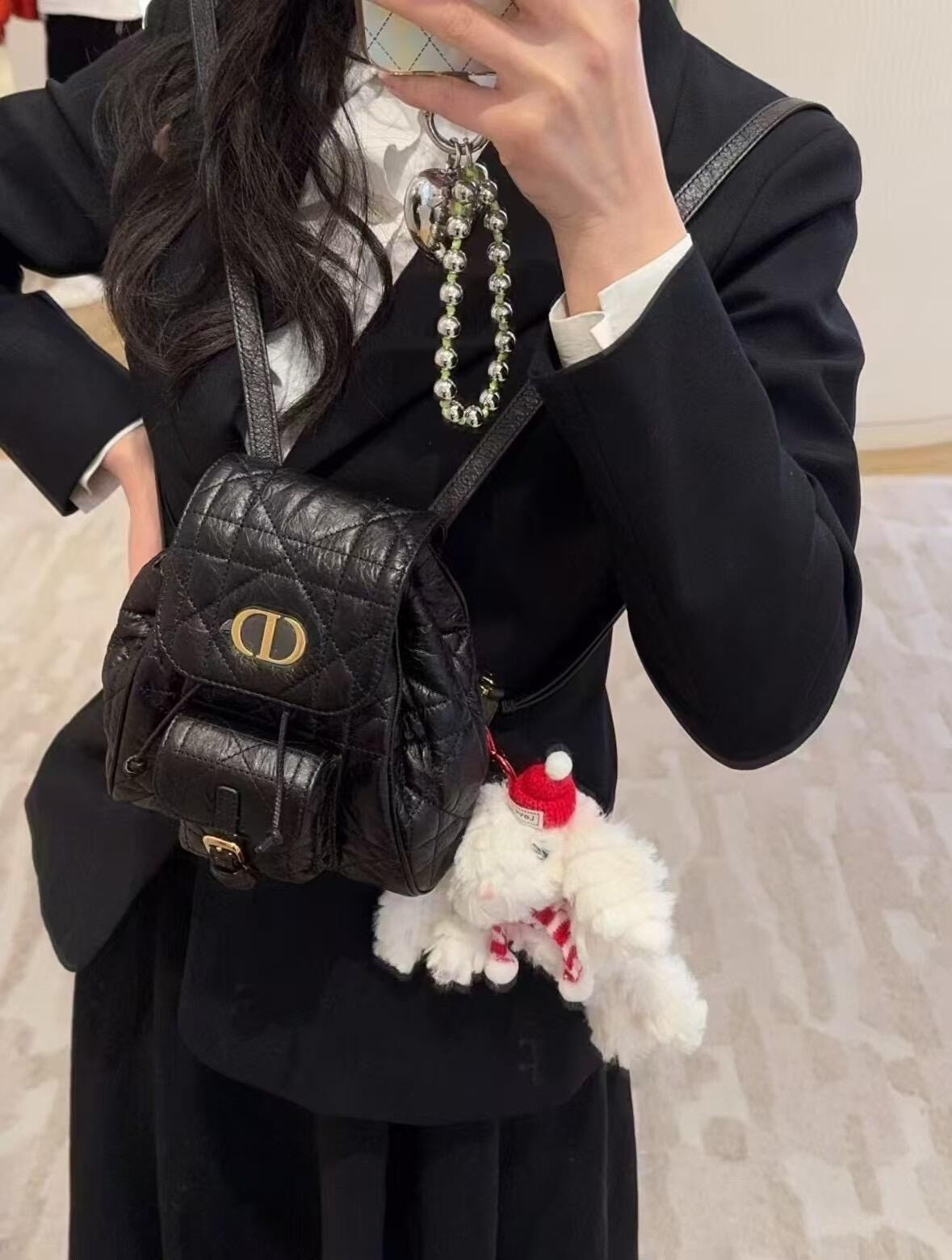 디올 카로 스몰 원포켓 백팩