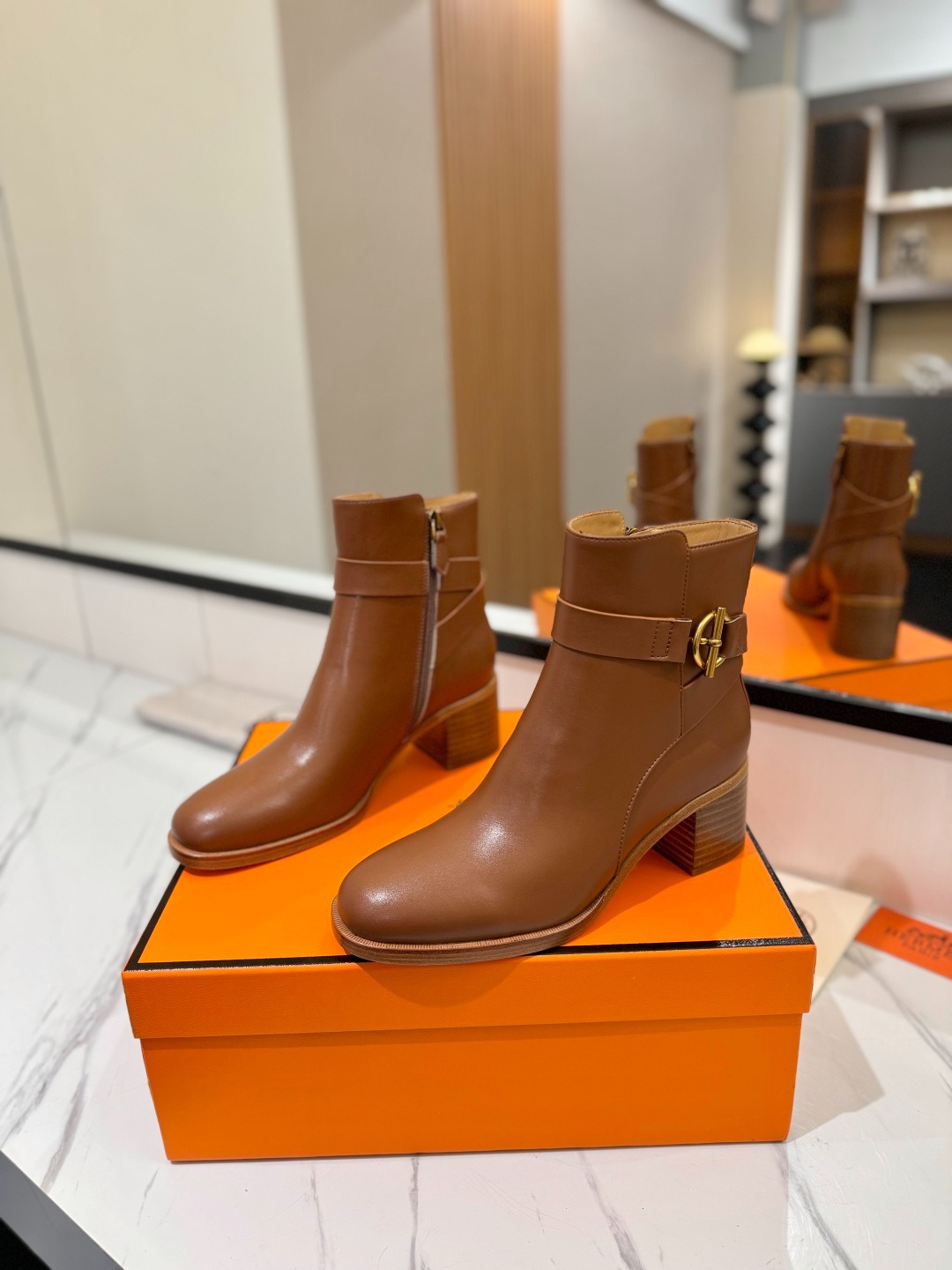 에르메스 프리미엄 라이더 부츠