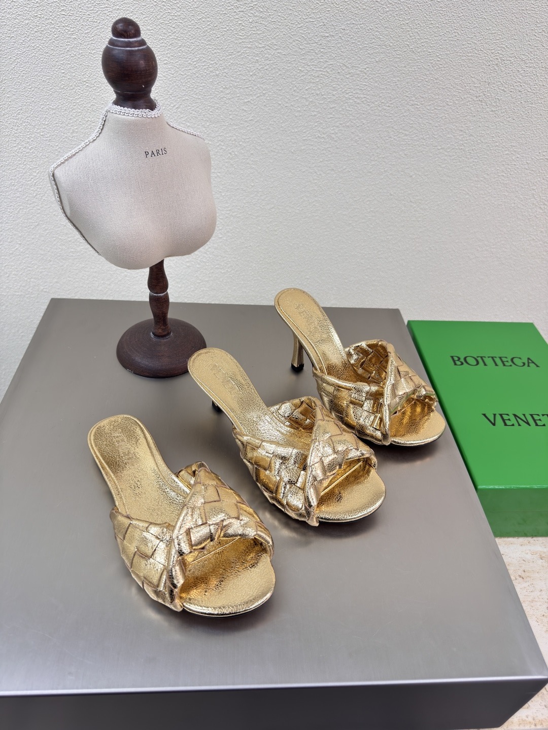 보테가베네타 블링크 메쉬 슬리퍼