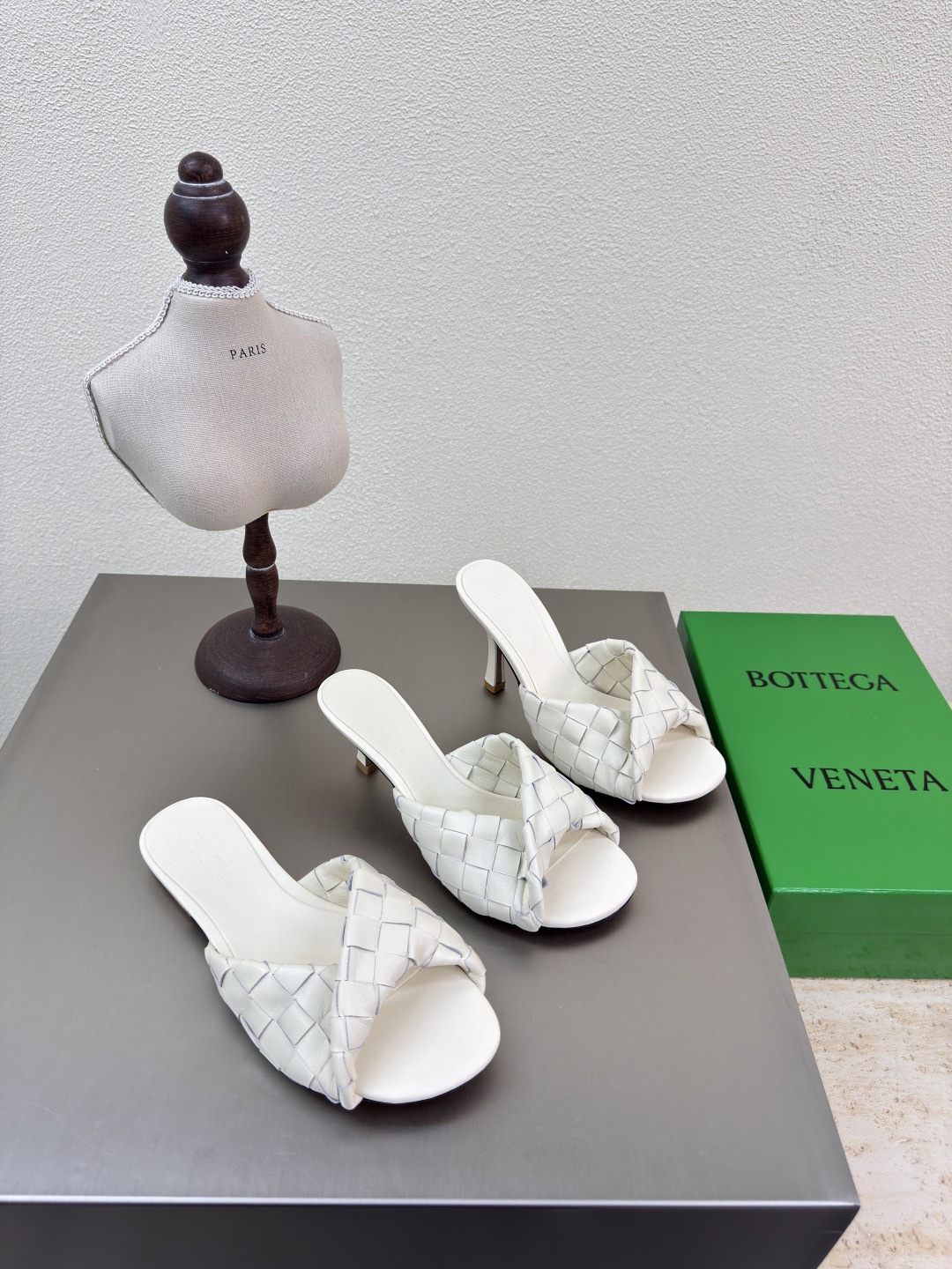 보테가베네타 블링크 메쉬 슬리퍼