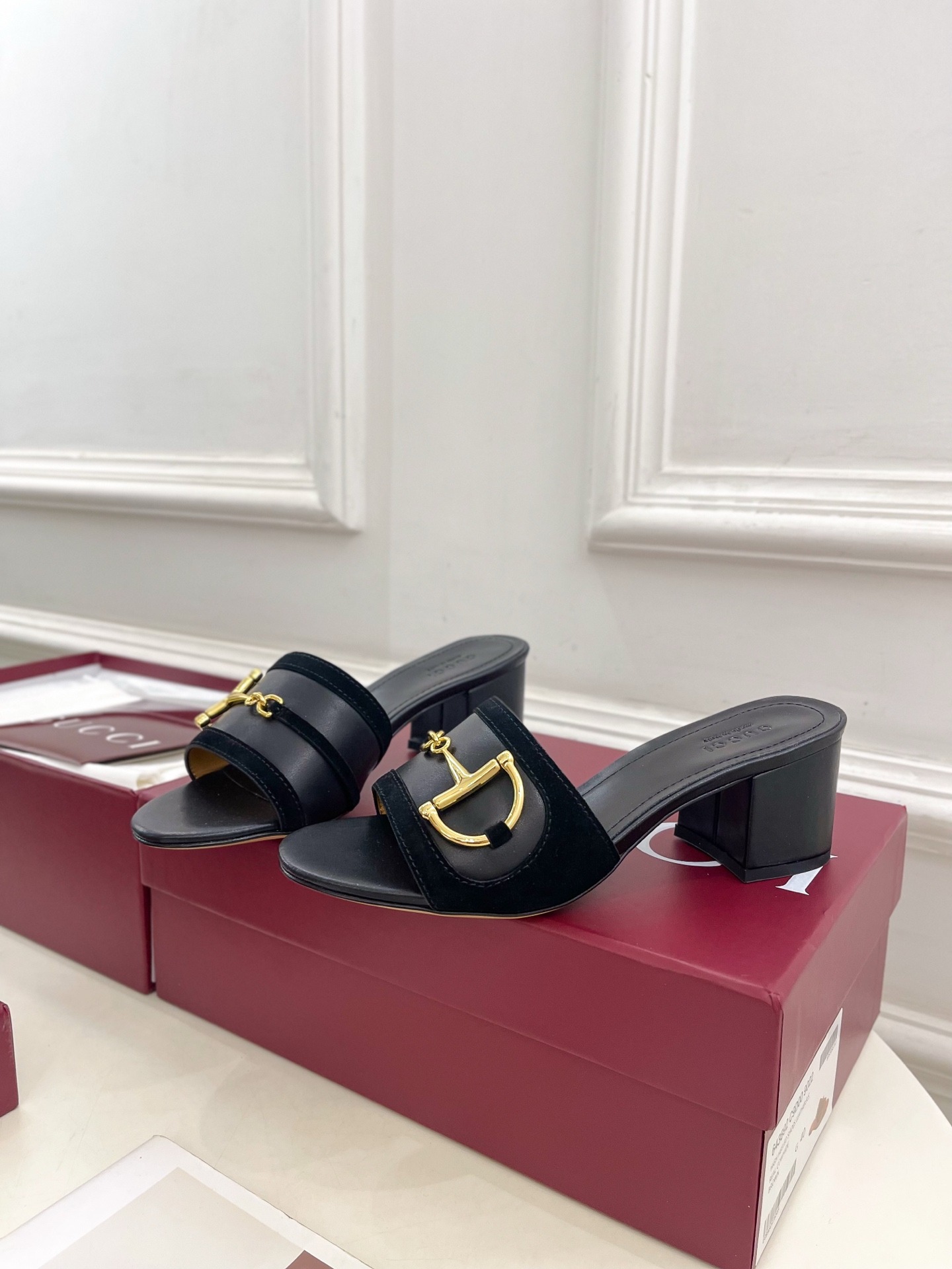 구찌 25 홀스빗 통굽 슬리퍼