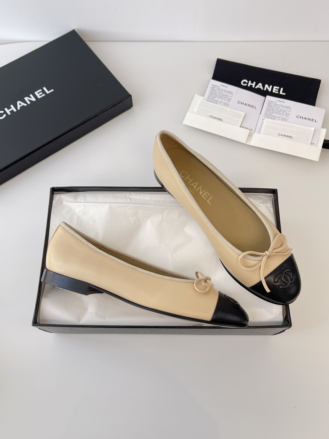 샤넬 발레리나 플랫 슈즈