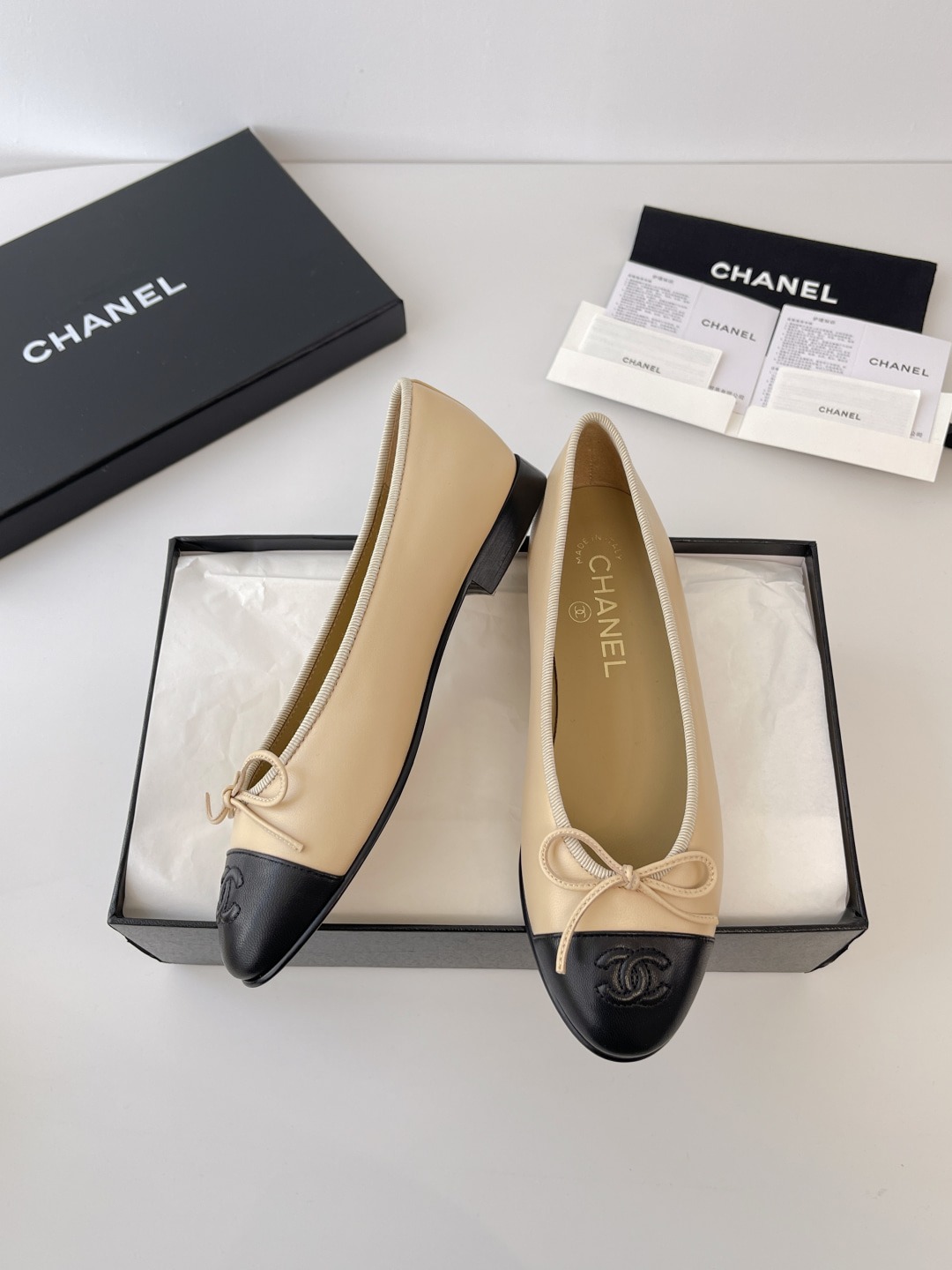 샤넬 발레리나 플랫 슈즈