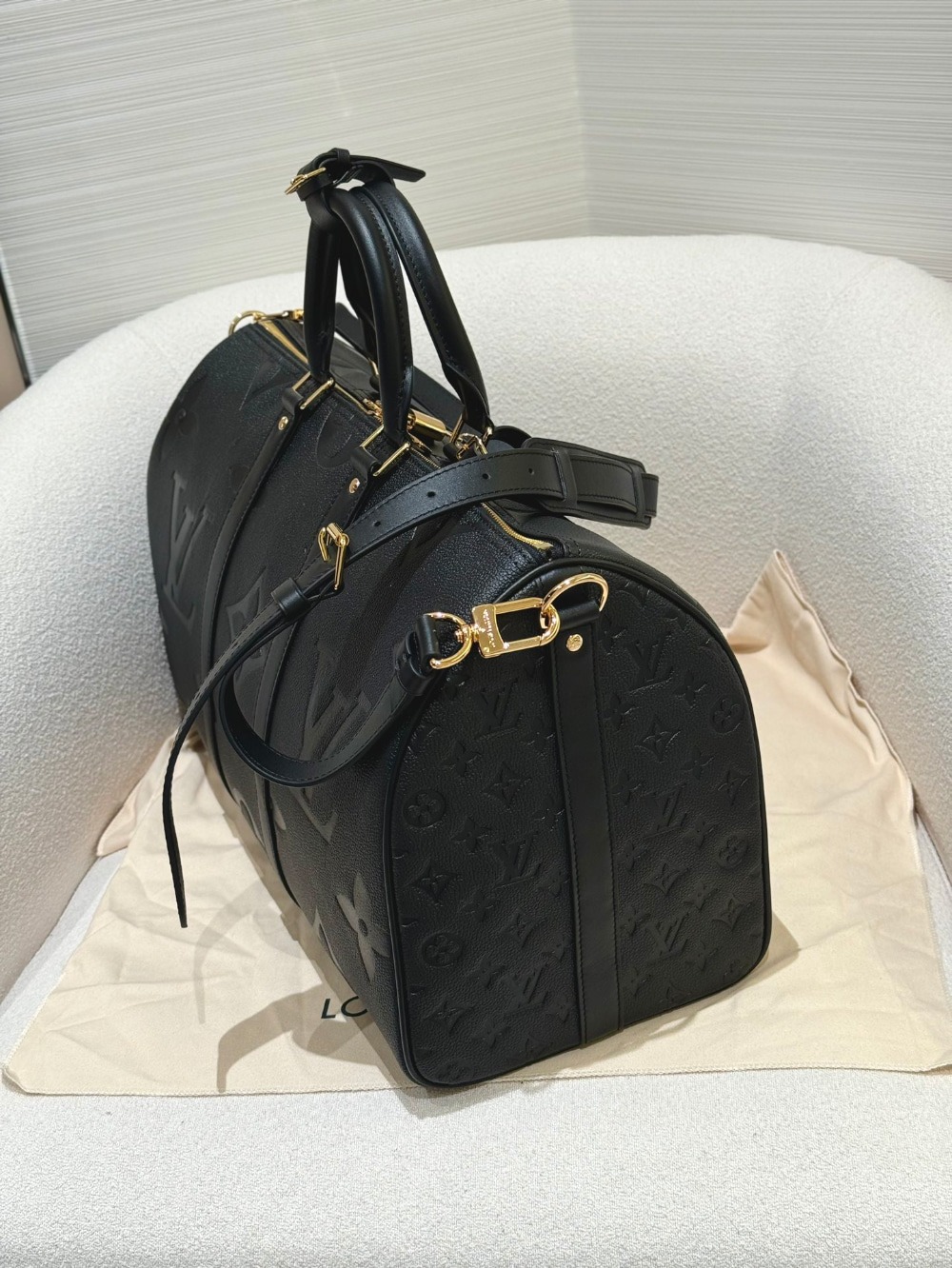 루이비* 키폴 반둘리에 45 보스턴 백 - M45532 