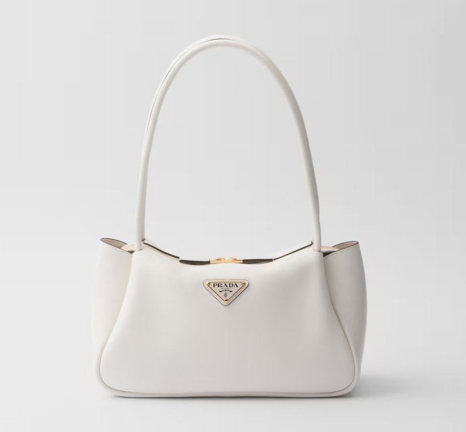 프라다 미디엄 가죽 숄더 백 1BA444