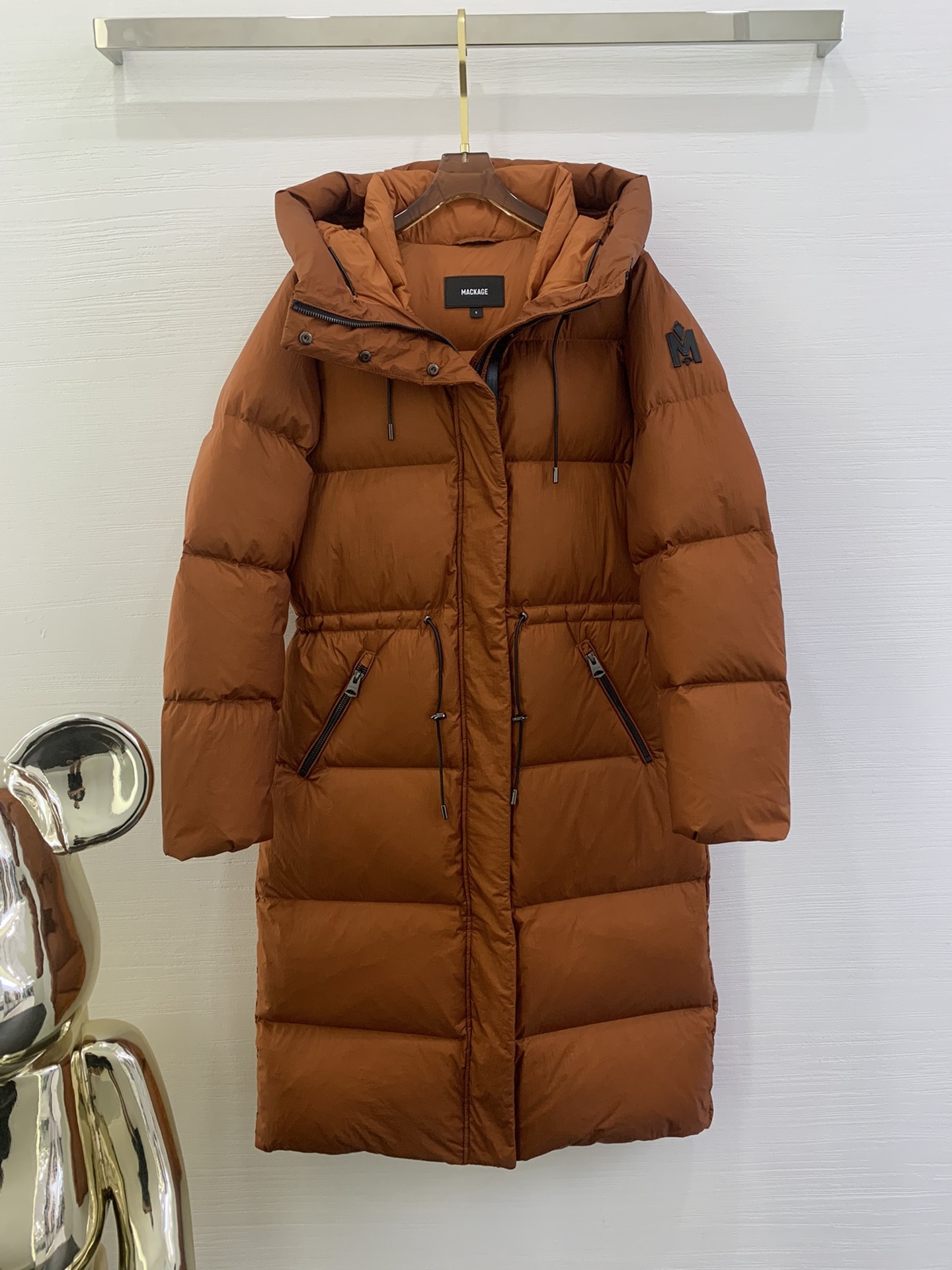 맥케이지 오리털 롱스트링 조거패딩