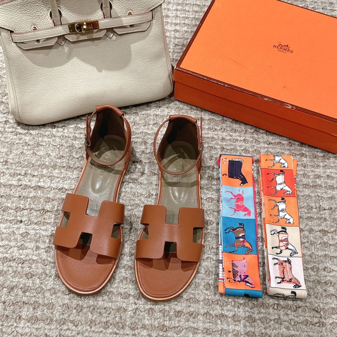 에르메스 클래식 산토리니 샌들