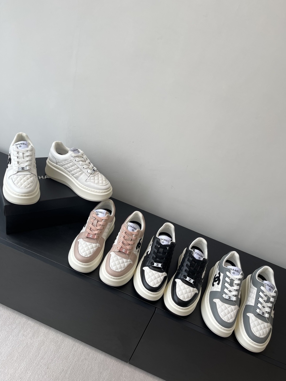 샤넬 25ss 봄여름 신상 통굽 스니커즈