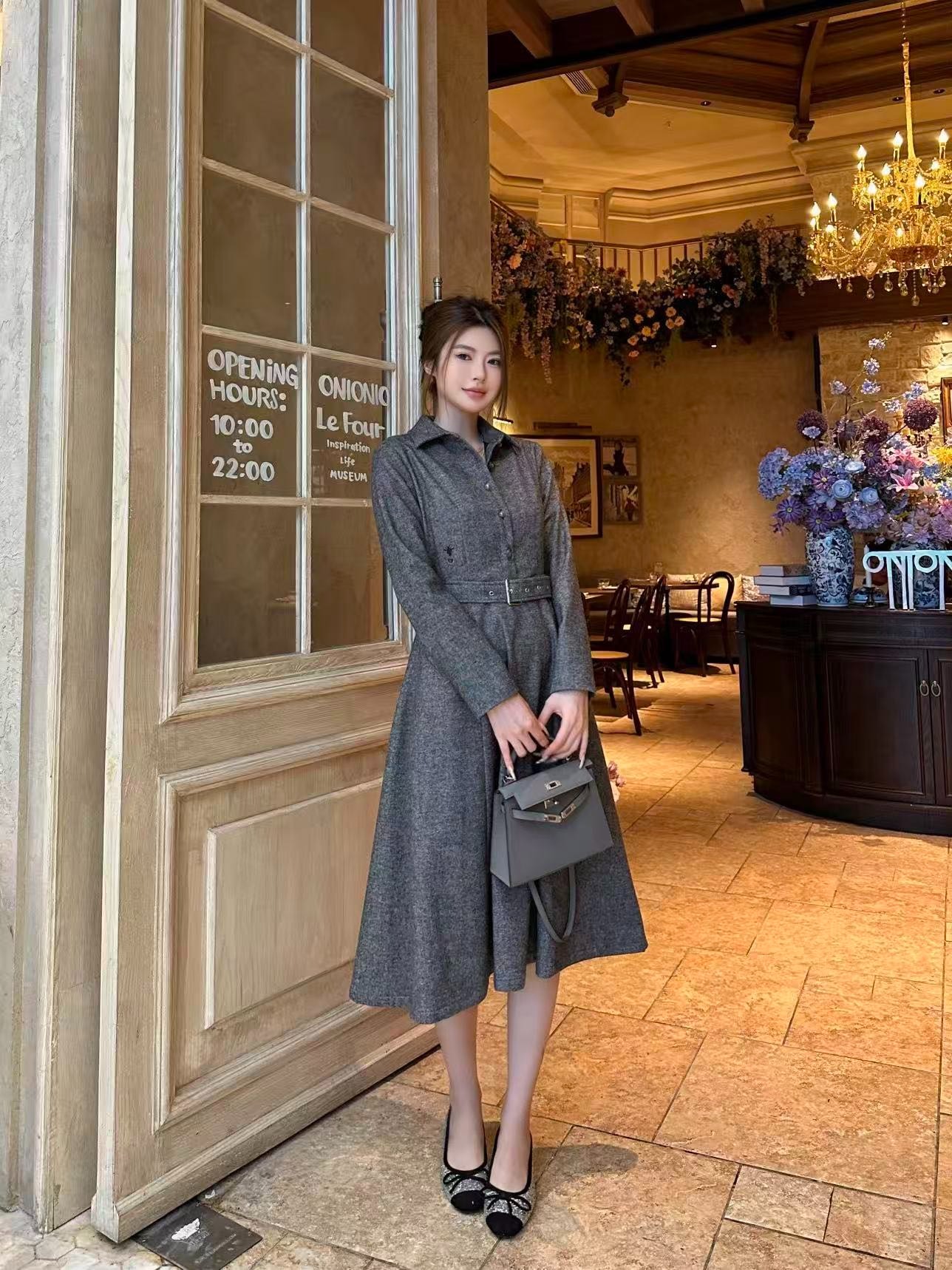 디올 25 신상 양털 원피스