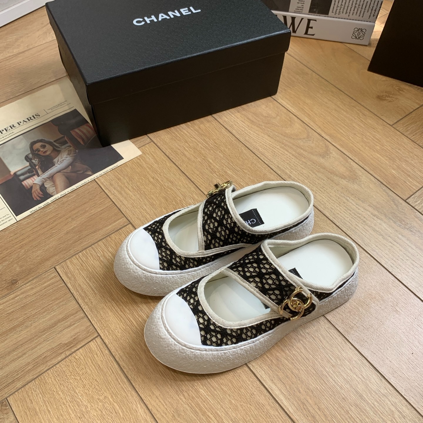 샤넬 25P 키높이 캐주얼 스니커즈 슈즈