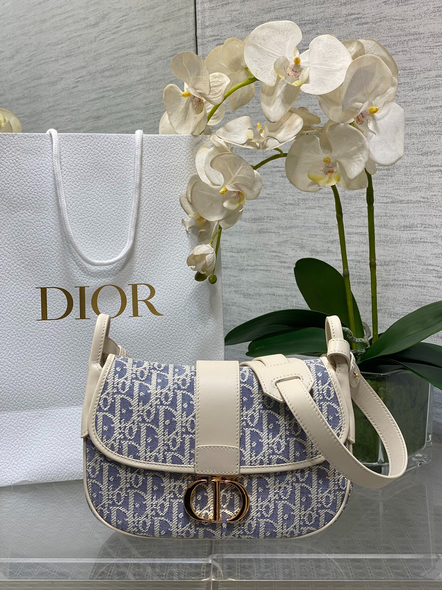 디올 30 몽테인 미디엄 메신저 백