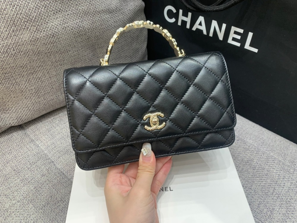 샤넬 23K 핸들장식 탑핸들 WOC - AP3574