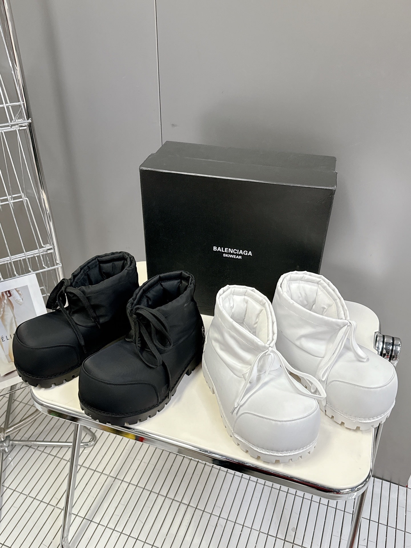 발렌시아가 신상 커플 알래스카 스노우 부츠