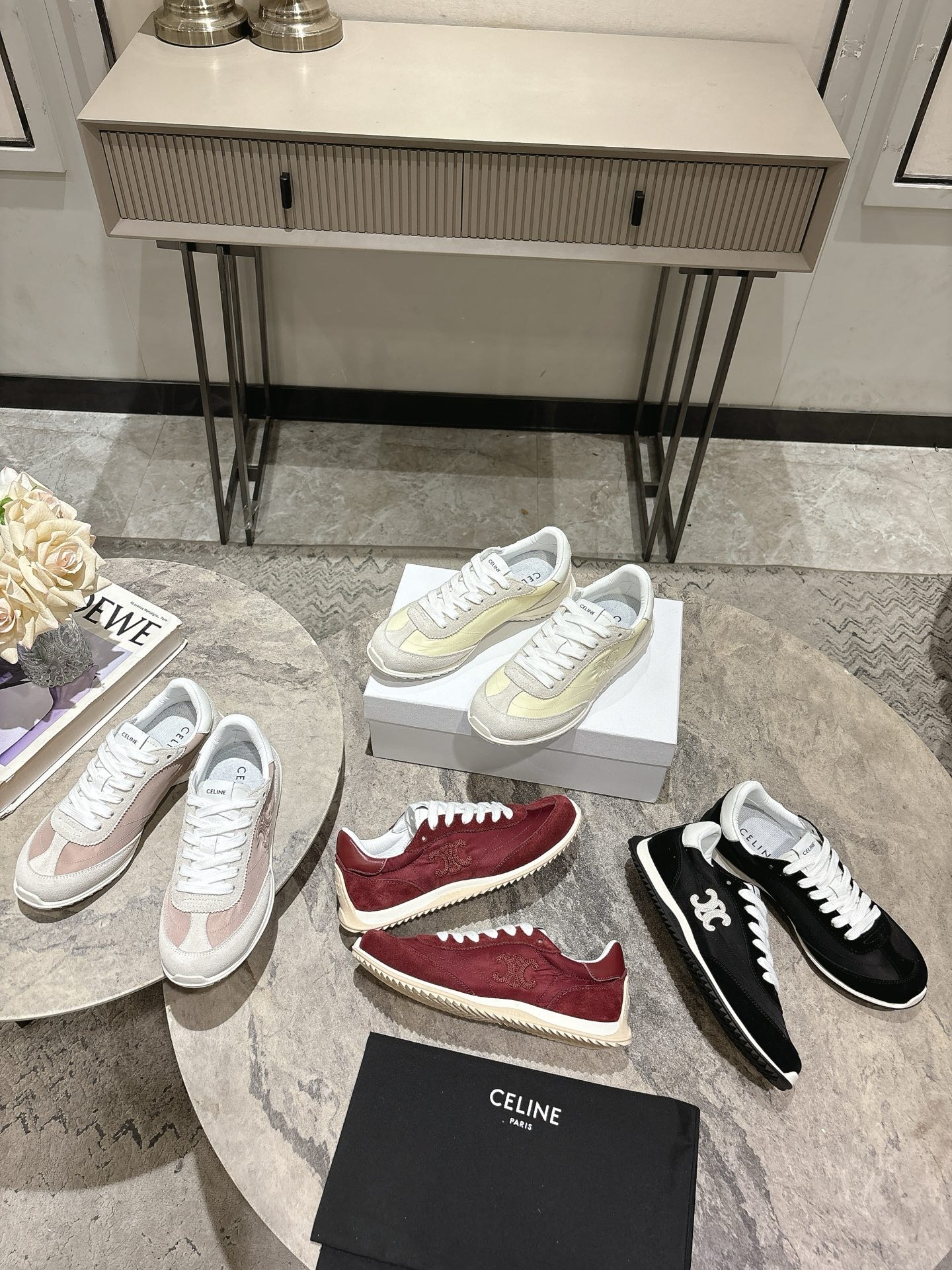 셀린느 봄여름 최신 Racer 운동화