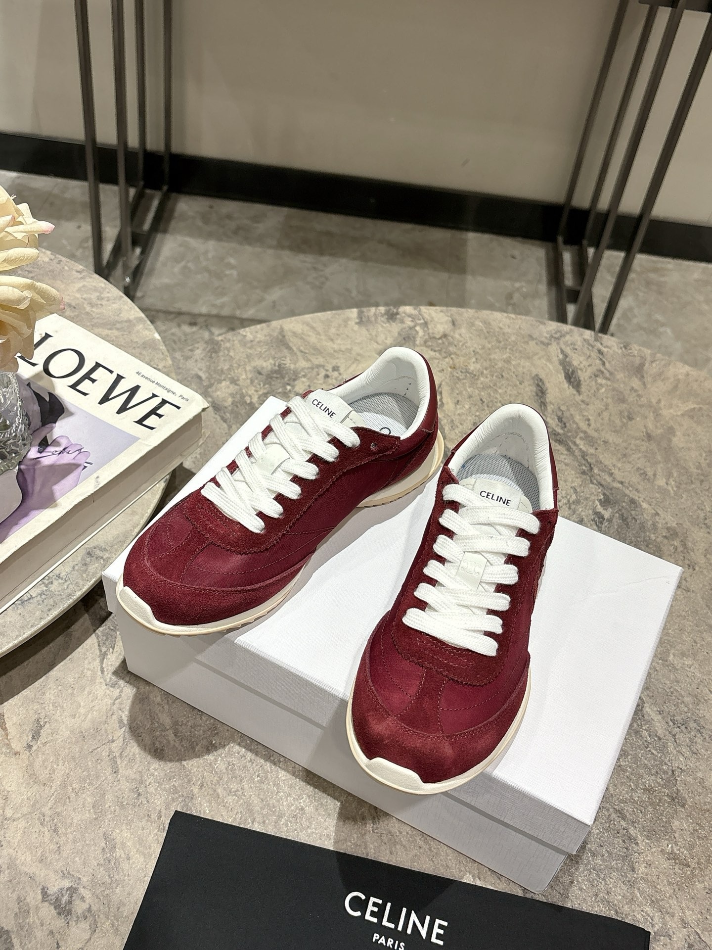 셀린느 봄여름 최신 Racer 운동화