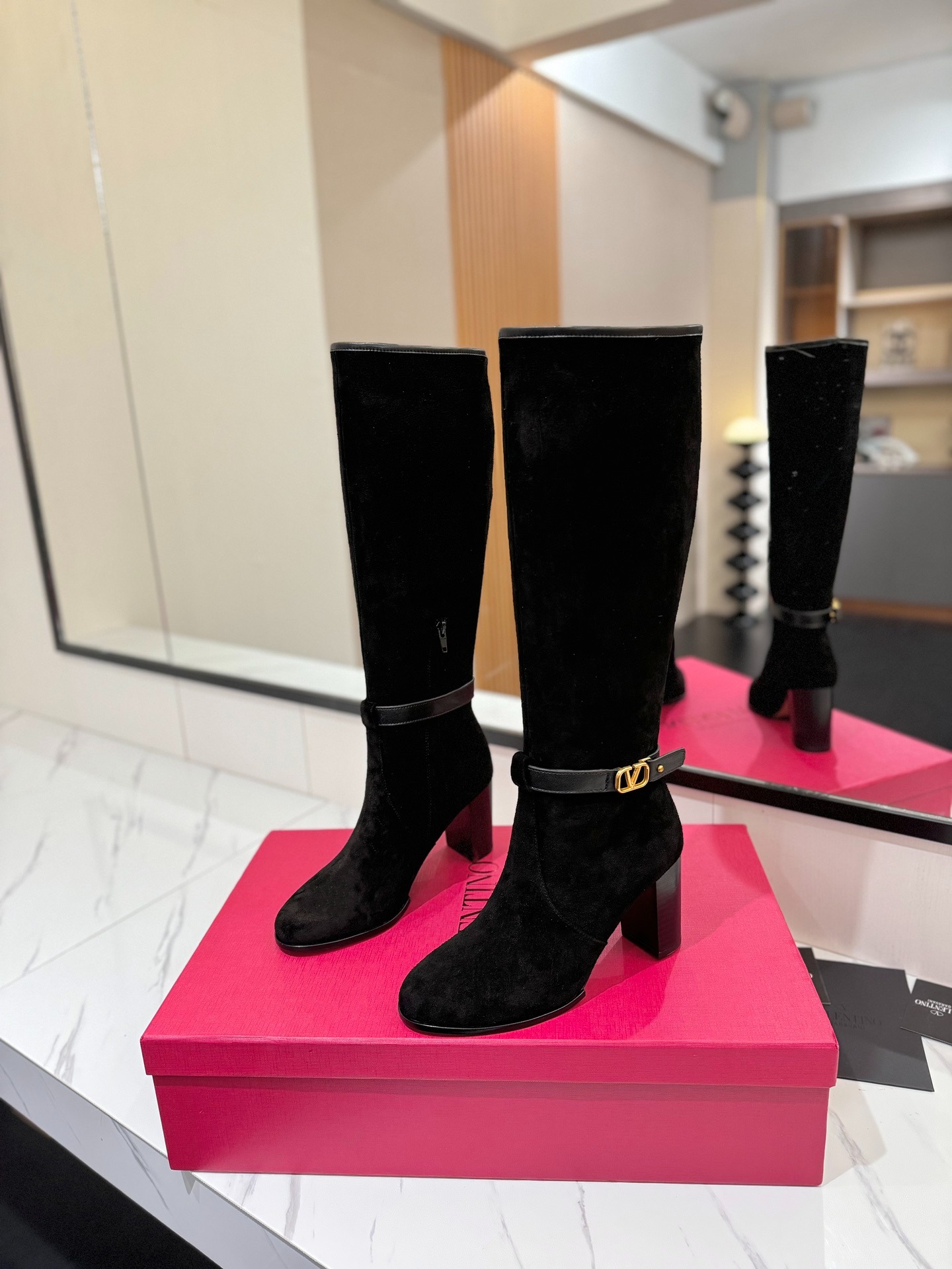 발렌티노 25 신상 하이 부츠