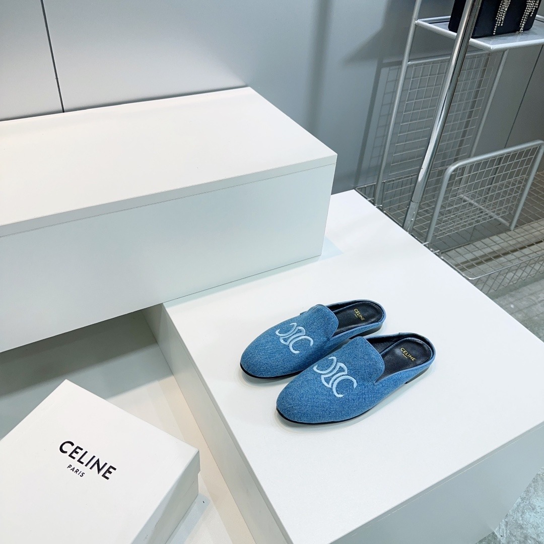 셀린느 25 봄여름 스웨이드 슬리퍼