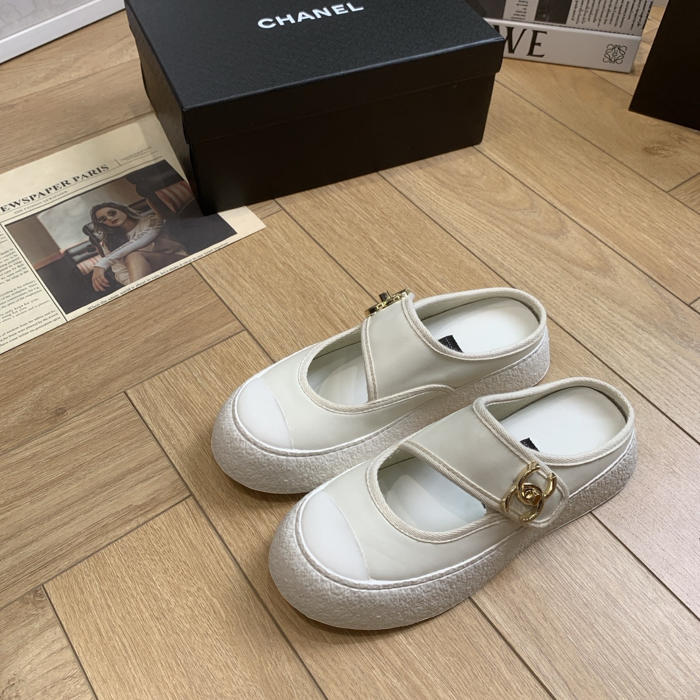 샤넬 25P 캐주얼 키높이 슈즈