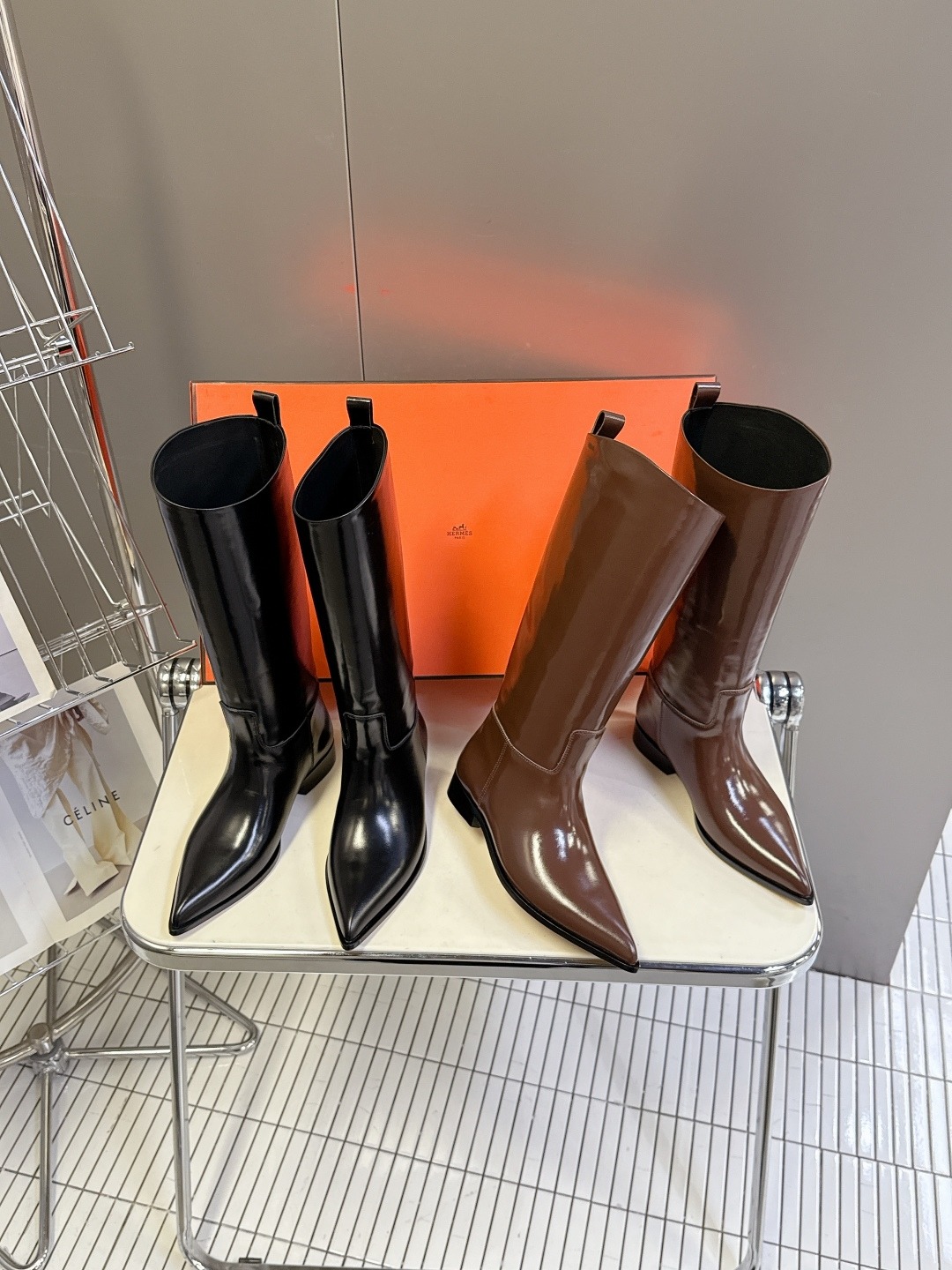 에르메스 신상 라이더 부츠