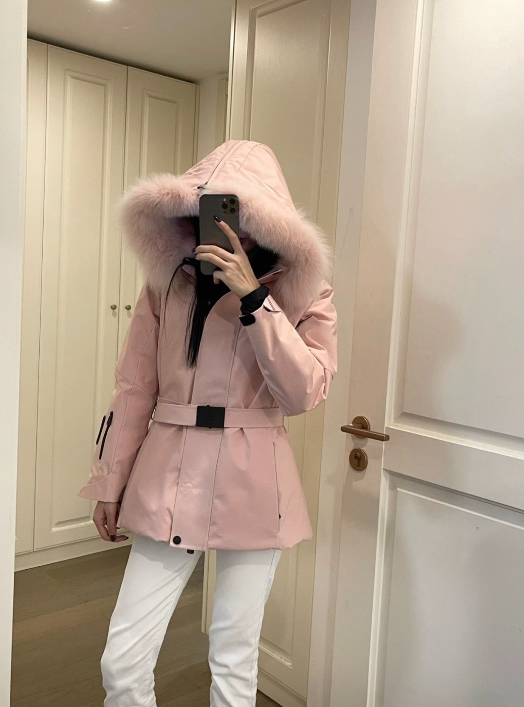 몽클레어 25 신상 폭스퍼 토끼털 패딩