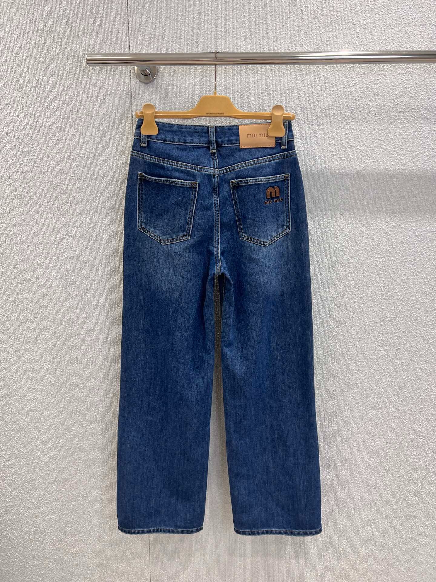 미우미우 25Fw 신상 데님 팬츠