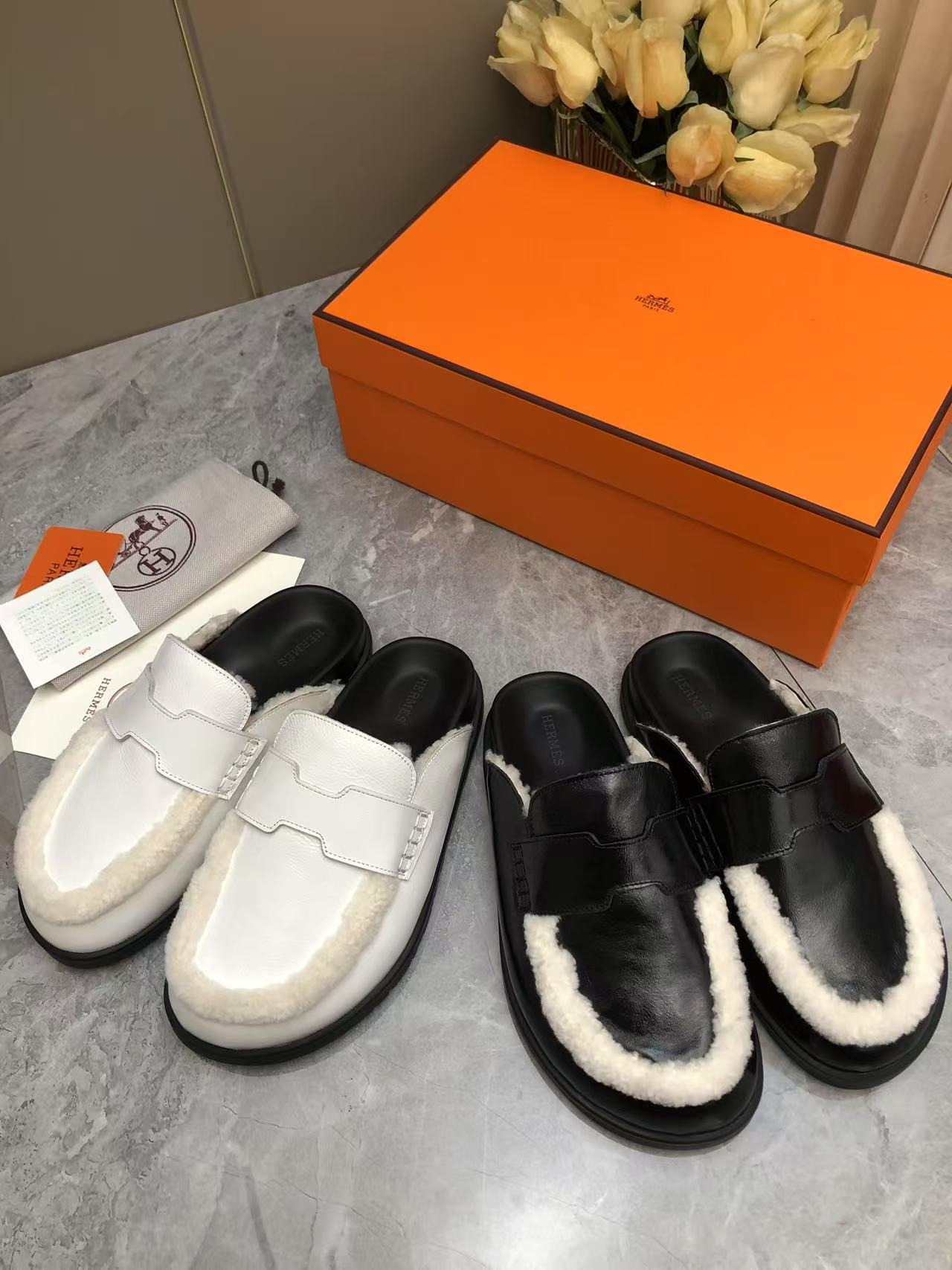 에르메스 신상 세미토 버켄슈즈