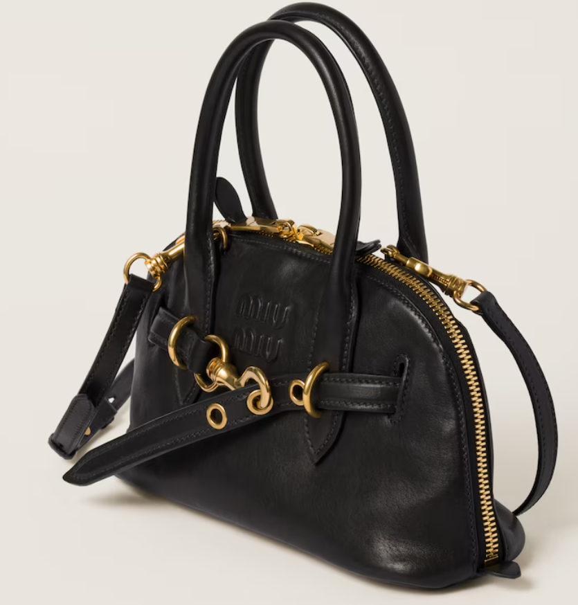 미우미우 24ss 아방뛰르 나파 탑핸들 토드백 5BB169