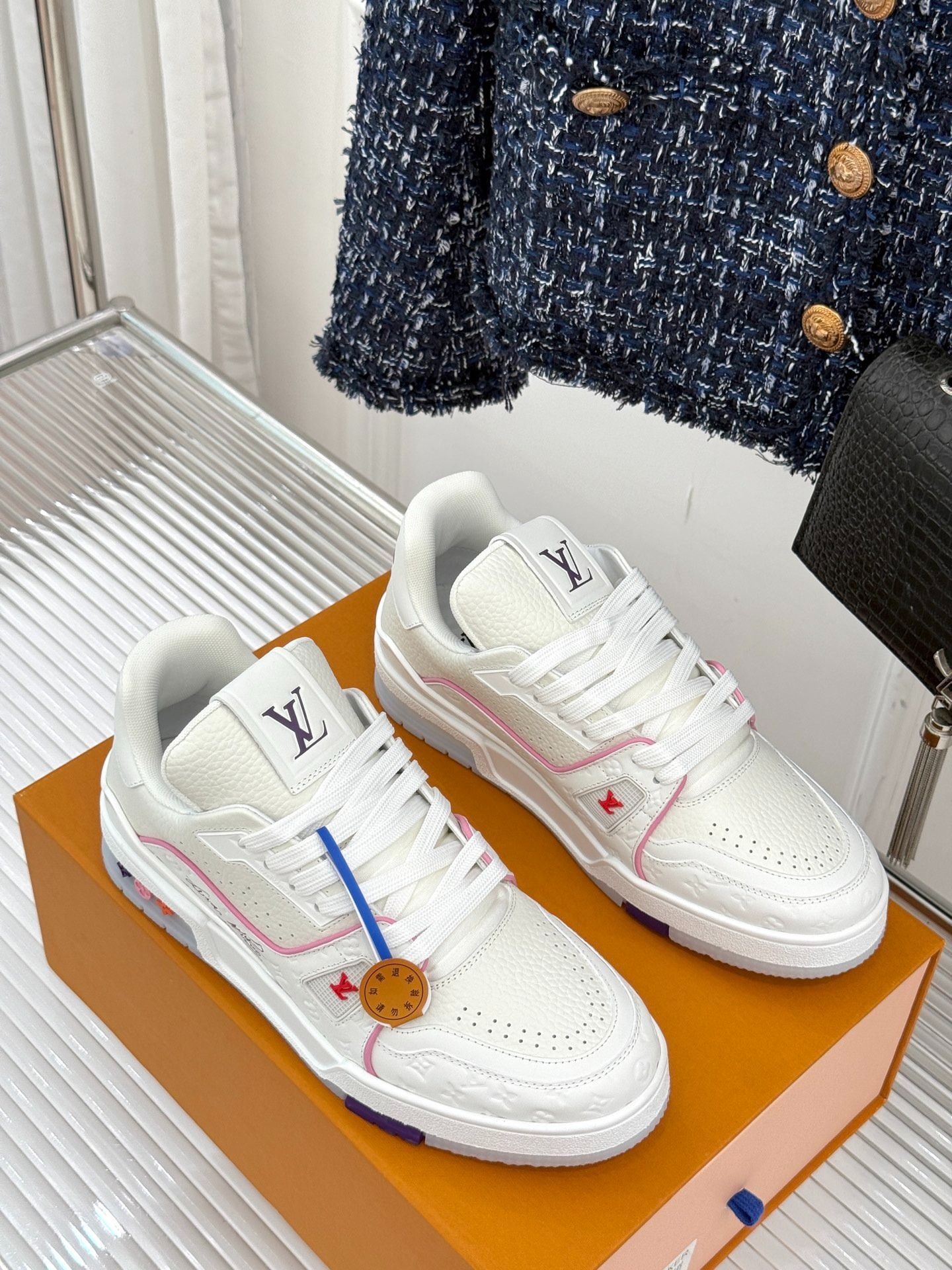 루이비통 클래식 커플 운동화