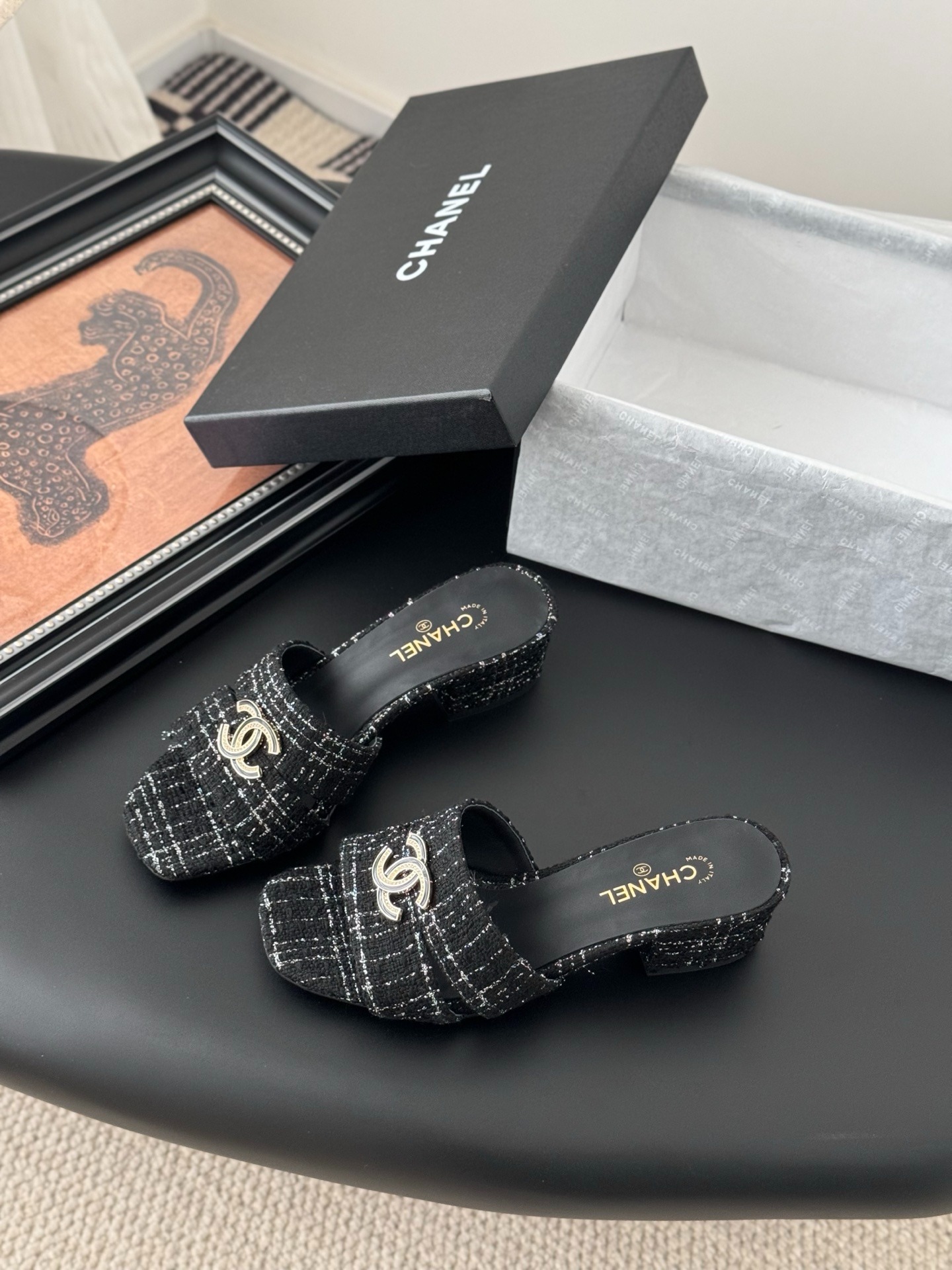 샤넬 25C 봄신상 메리제인 슬리퍼