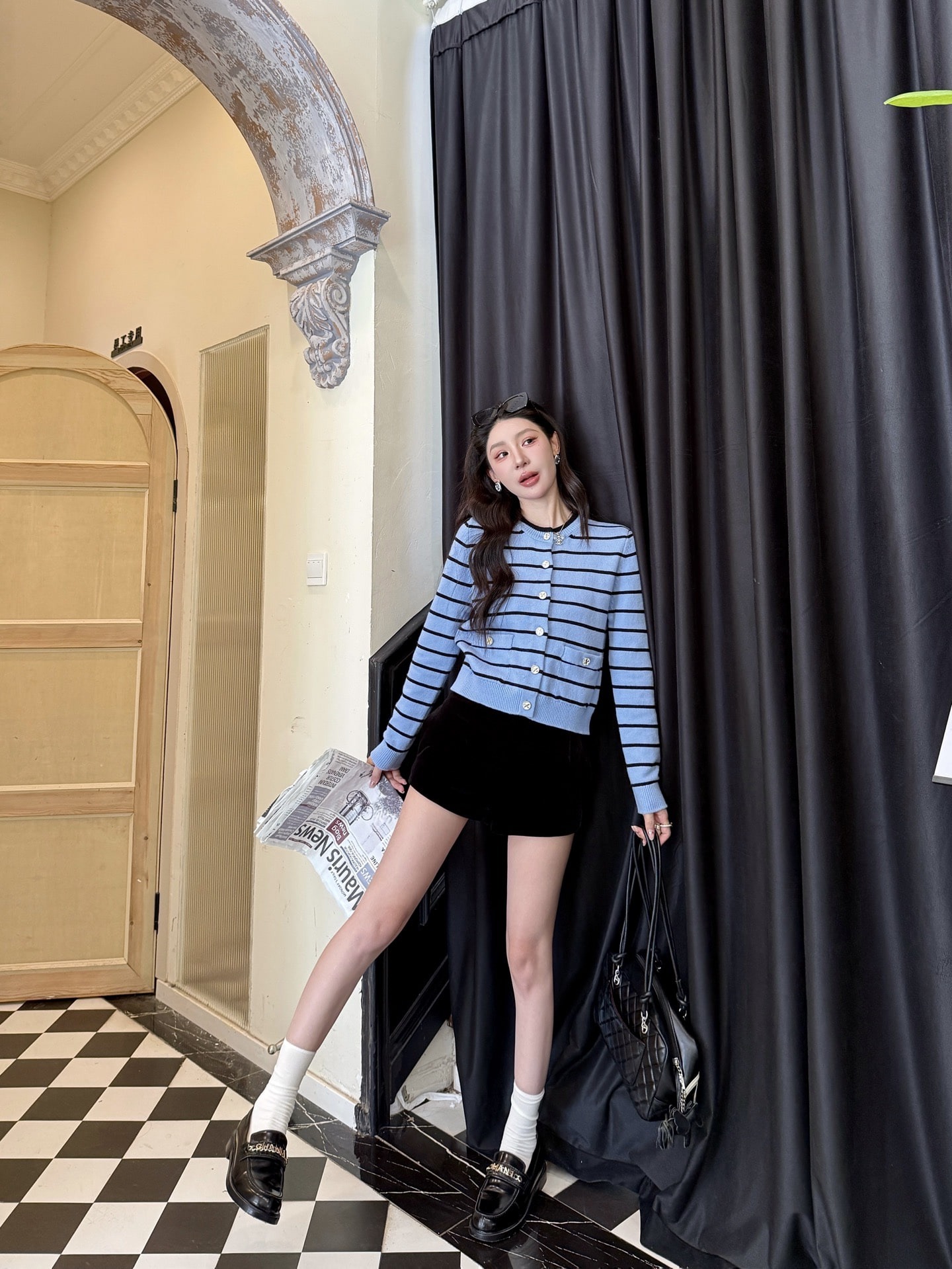 샤넬 25년 신상 단가라 니트 카디건