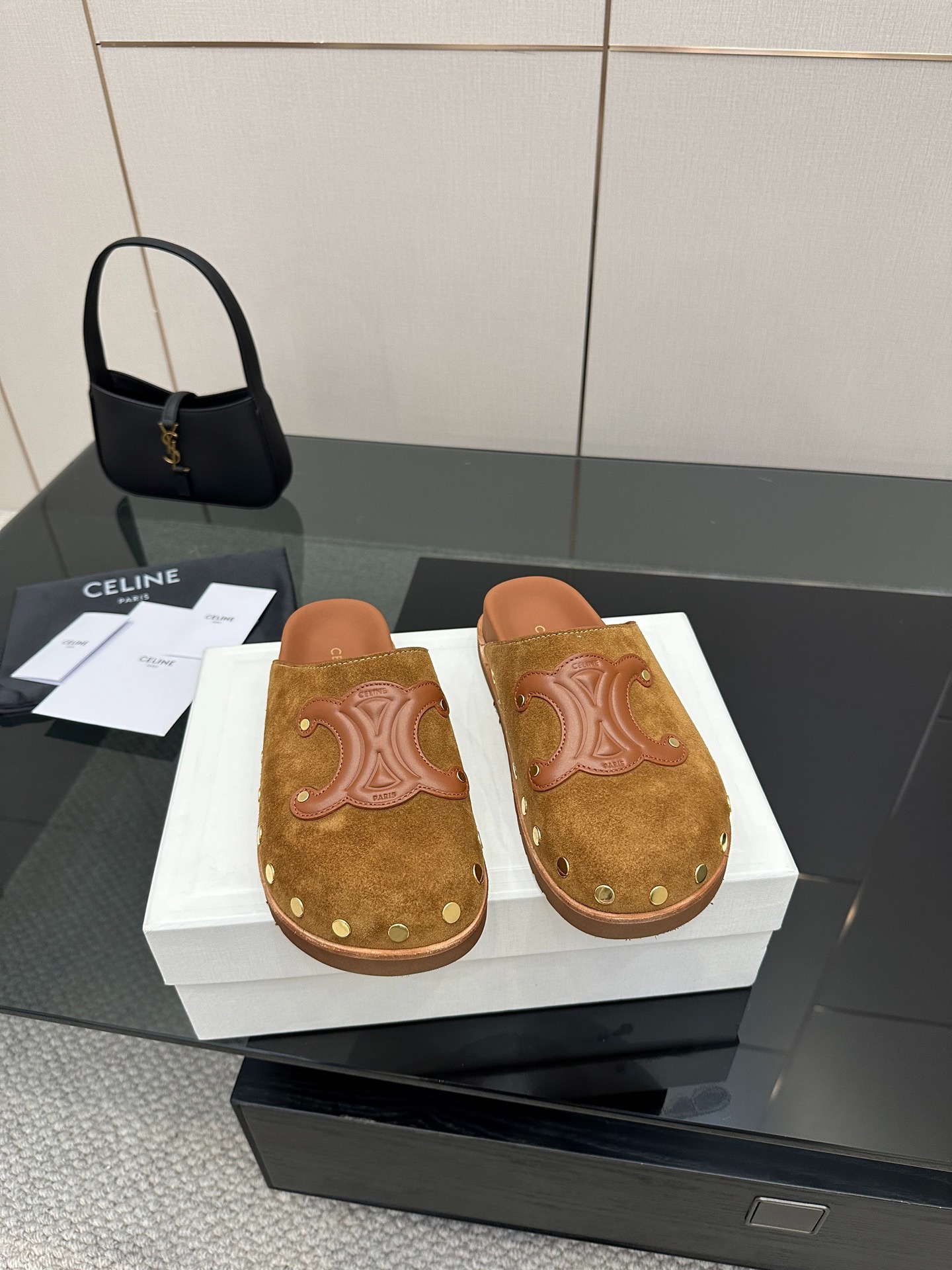 셀린느 여름 신상 옥스포드 플랫 슬리퍼