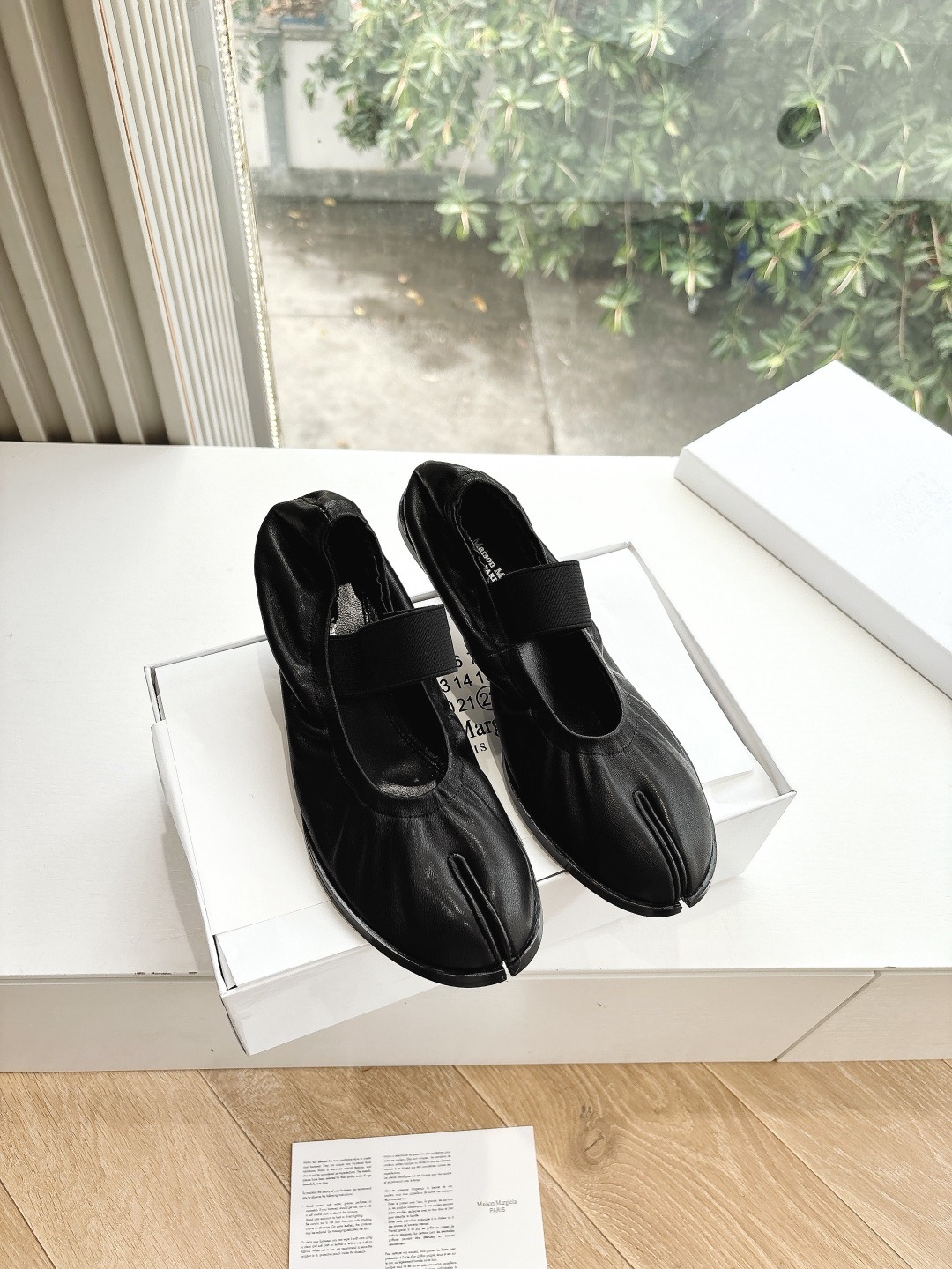 메종마르지엘라 발레리노 메리제인 플랫 슈즈