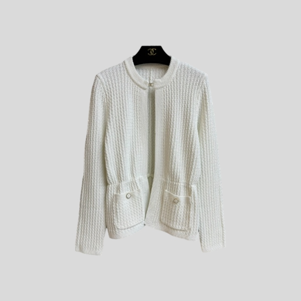 샤넬 드로스트링 가디건