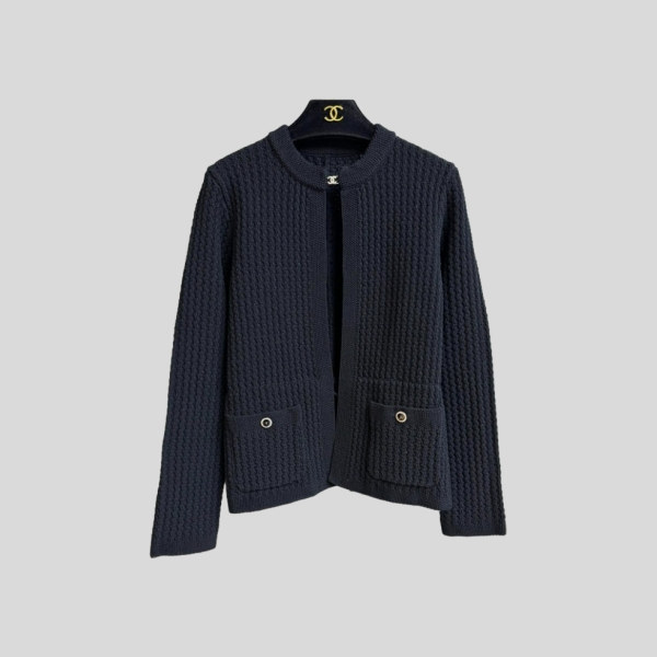 샤넬 드로스트링 가디건