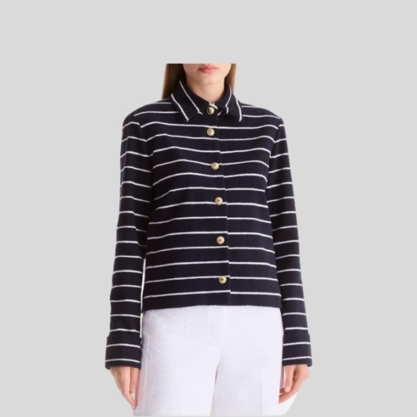 샤넬 스트라이프 코트