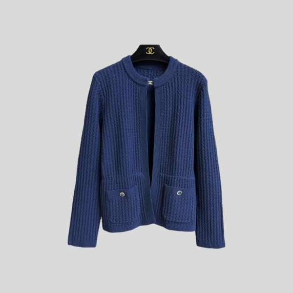 샤넬 드로스트링 가디건