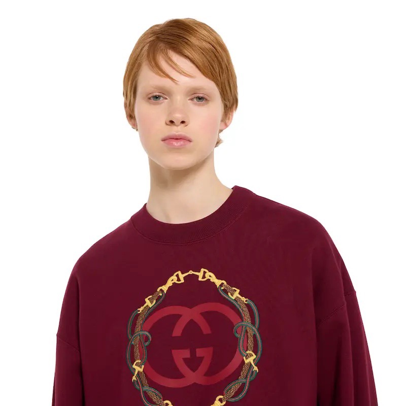 구찌 코튼 스웨트셔츠