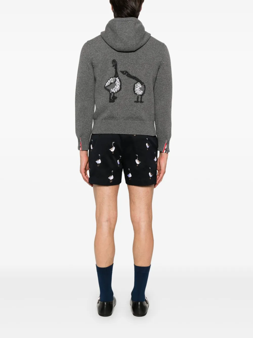 톰브라운 인타르시아 후드 집업