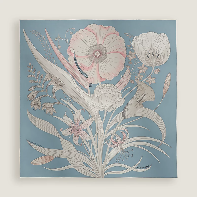 에르메스 부케 피날 스카프 90