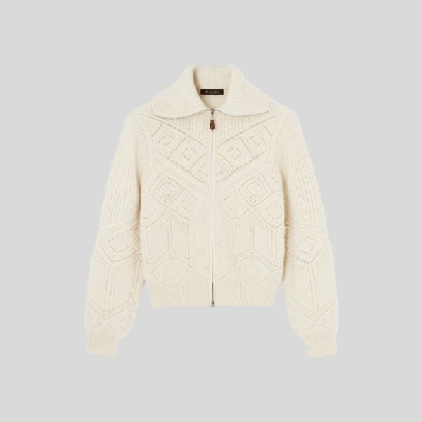 로로피아나 크로셰 캐시미어 가디건