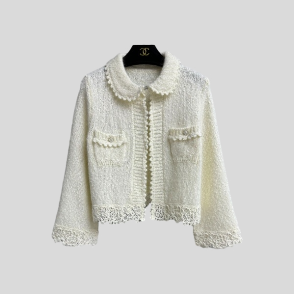 샤넬 레이스 가디건