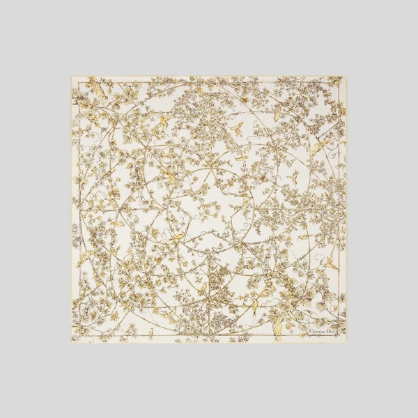 디올 Jardin D-Étoile 90 스퀘어 스카프