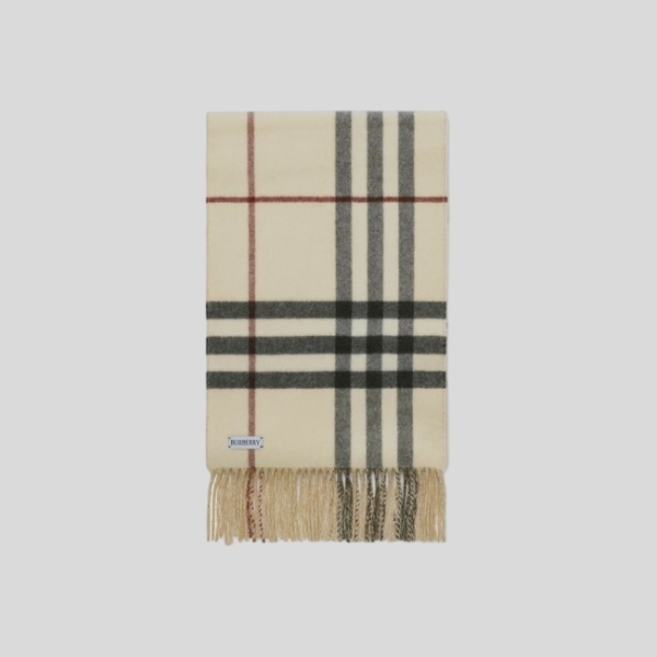 버버리 리버시블 EKD 체크 캐시미어 스카프