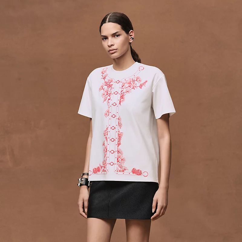 에르메스 맥시 프린트 티셔츠