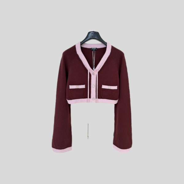 샤넬 크롭 가디건