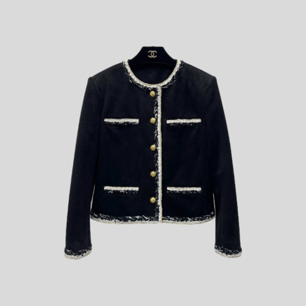 샤넬 코듀로이 재킷