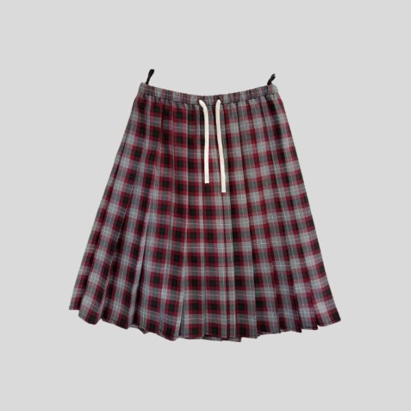미우미우 체크 스커트